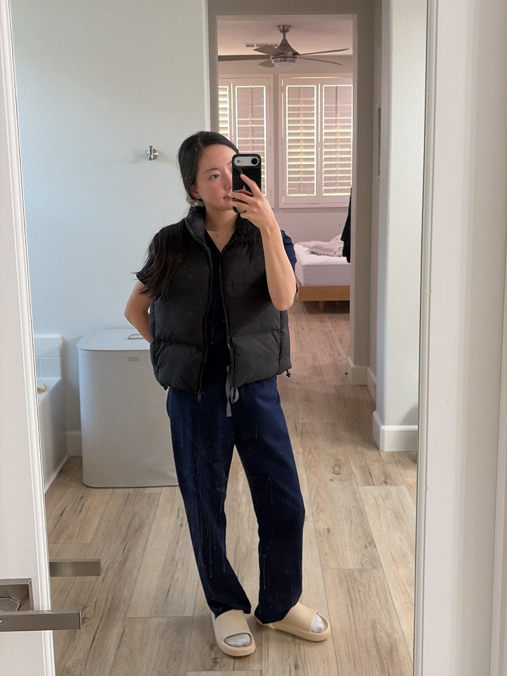 ZARA Black Puffer Vest | Size S | Like New